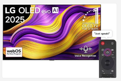 LG 65 inch LG OLED evo AI G5 4K 165Hz Smart TV